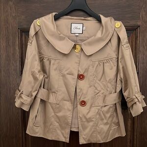 Chais Beige Buttoned Jacket